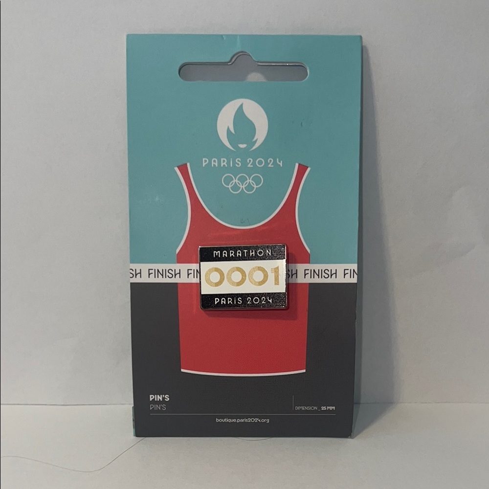 Paris 2024 Marathon Collectible Pin